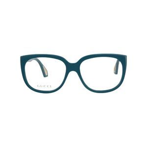 Gucci Square-Frame Injection Optical Frames Blue Womens